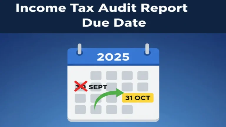 Income Tax Audit Report Due Date